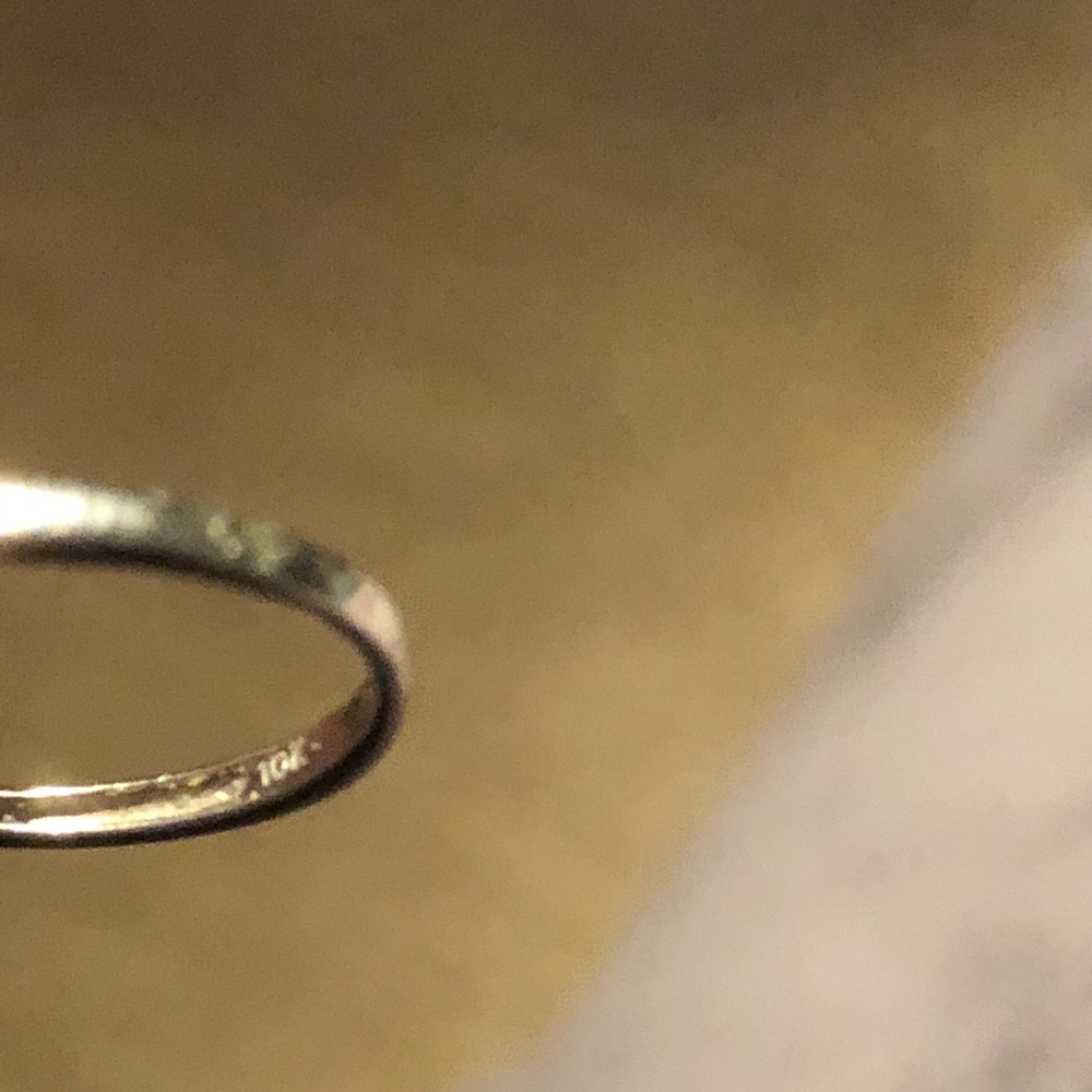 10k pearl ring